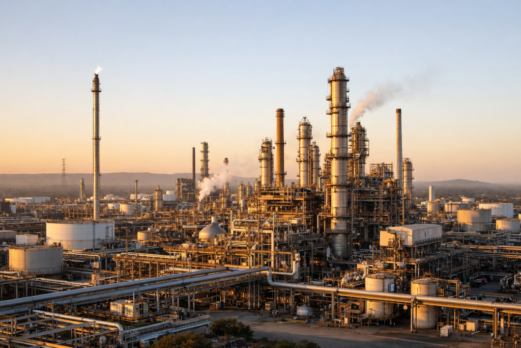 ‘Unprecedented’ fire at Australian oil refinery to impact nation’s petrol supplies