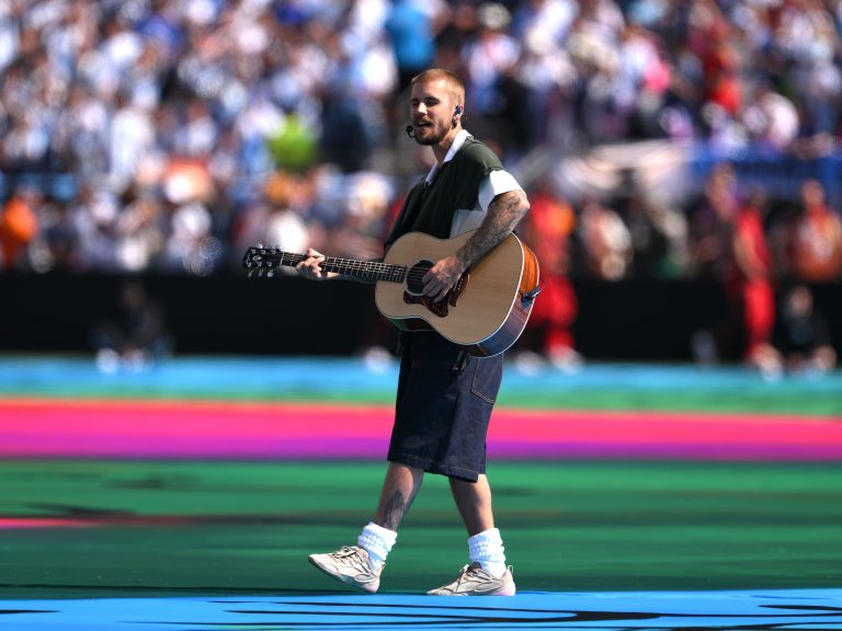 Justin Bieber Serenaded the Crowd in His Own Designs at the 2026 FIFA World Cup